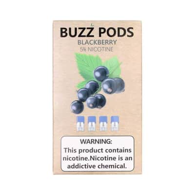 Buzz Pods - Blackberry Juul (x4 Compatible Pods) JUUL - 1