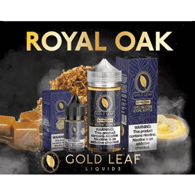 Royal Oak By Gold Leaf E-Liquid Flavors 100ML Gold Leaf E-Liquid's - 1