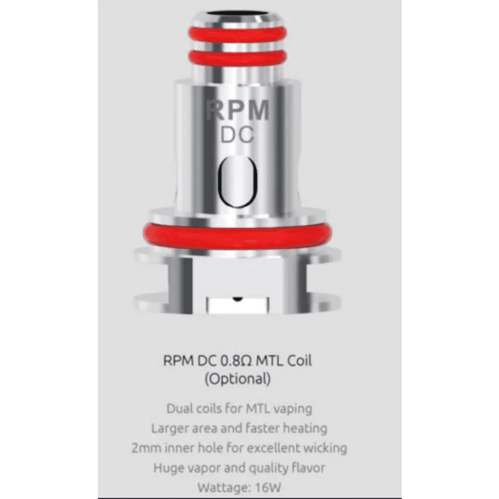 Novo RPM Coil DC 0.8Ω MTL By Smok (x5) Smok - 1