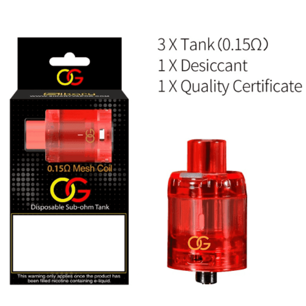 Sikary Vapor - OG Disposable Tank 0.15Ω (x3) - 1 Sikary Vapor - OG Disposable Tank 0.15Ω (x3) - 1