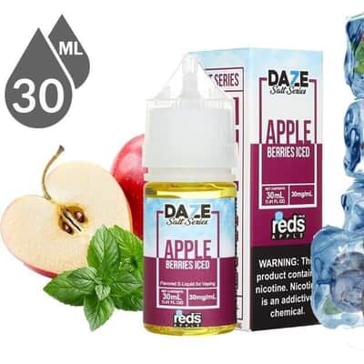 Reds Apple Berries Iced By 7 Daze E-Liquid Flavors 30ML 7 Daze Juice E-Liquids - 1