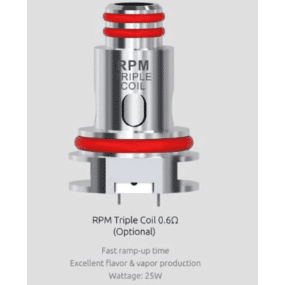 RPM 0.6Ω Coil Triple Coils By Smok (x5) Smok - 2