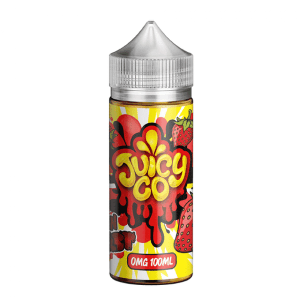 Straw Burst By Juicy Co E-Liquid Flavors 100ML Juicy Co E-Liquid's - 1