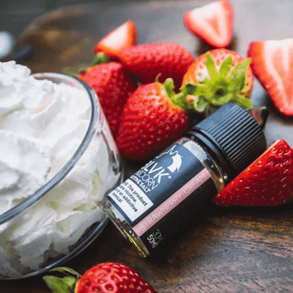 Strawberry Cream By BLVK E-Liquid Flavors 30ML BLVK Unicorn E-Liquid's - 1