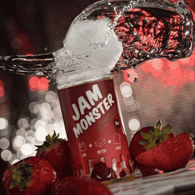 نكهة فراولة من شركة جام مونستر 100 ملي Jam Monster E-Liquid's - 1