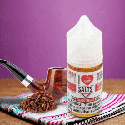 I Love Salts Classic Tobacco By Mad Hatter E-Liquid Flavors 30ML  Mad Hatter Juice E-Liquid's - 1