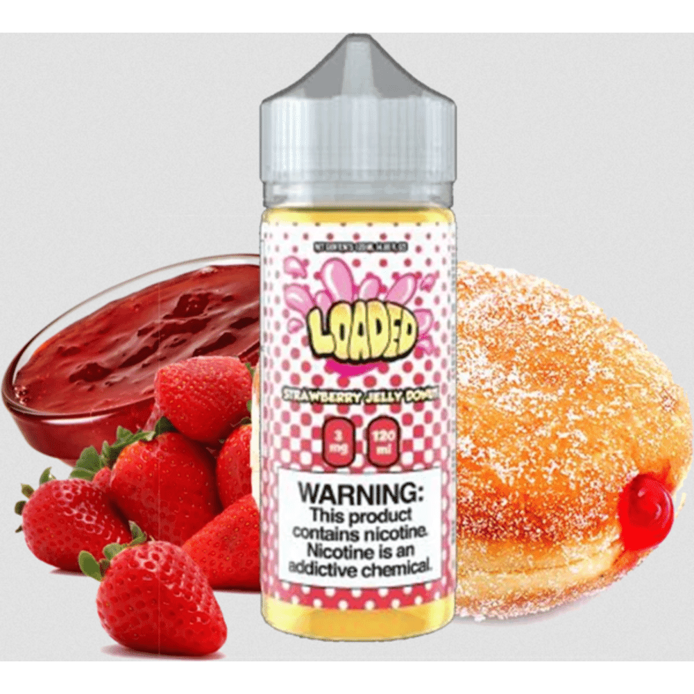 Strawbery Jelly Donut By Loaded E-Liquid Flavors 120ml Loaded E-Liquid's - 1