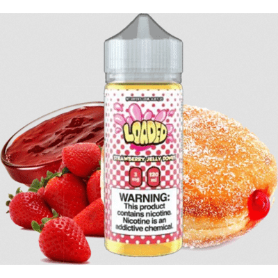 Strawbery Jelly Donut By Loaded E-Liquid Flavors 120ml Loaded E-Liquid's - 1