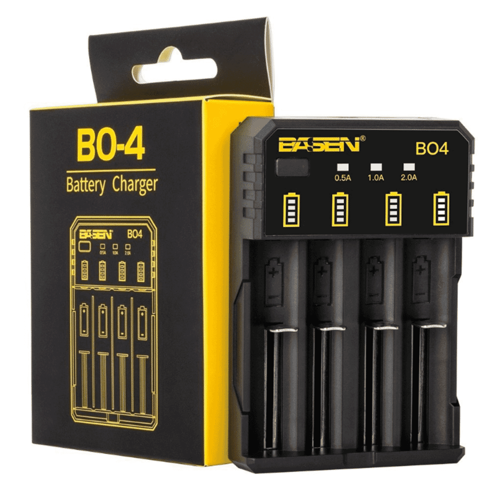 BO4 4-Bay Battery Charger By Basen  Basen - 1