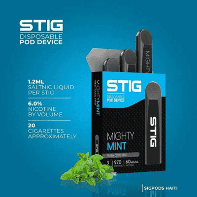 Mighty Mint By VGOD Stig (x3) VGOD E-Liquid's - 2