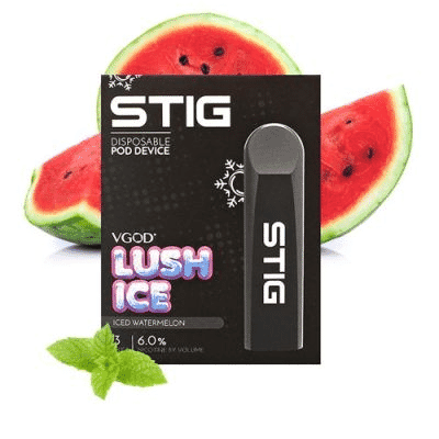Lush Ice (Watermelon) By VGOD Stig (x3) VGOD E-Liquid's - 1