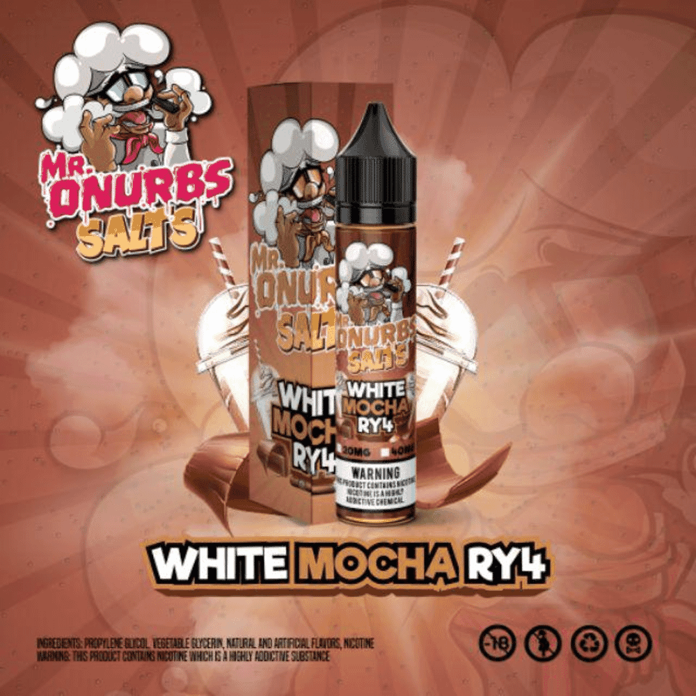 White Mocha RY4 By Mr. Onurbs E-Liquid Flavors Flavors 30ML  Mr. Onurbs E-Liquid's - 1