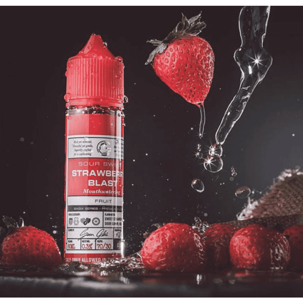 Strawberry Blast By Glas Vapor E-Liquid Flavors 60ML Glas Vapor E-Liquid's - 1 Strawberry Blast By Glas Vapor E-Liquid Flavors 60ML Glas Vapor E-Liquid's - 1