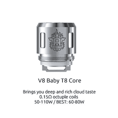 V8 Baby - T8 0.15Ω Coil By Smok (x5) Smok - 1