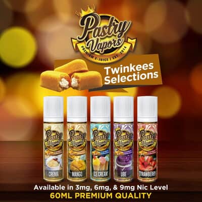 Twinkees Selections By Pastry Vapors Premium E-Juice 60ML Pastry Vapors Premium E-Juice - 1