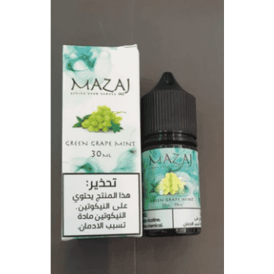 Green Grape Mint By Mazaj E-Liquid Flavors 30ML Mazaj E-Liquid's - 1
