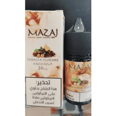 Tobacco Custard Hazelnut By Mazaj E-Liquid Flavors 30ML Mazaj E-Liquid's - 1