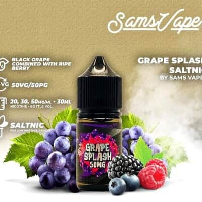 Grape Splash By Sam's Vapes E-Liquid Flavors 30ML Sam's Vapes E-Liquid's - 1