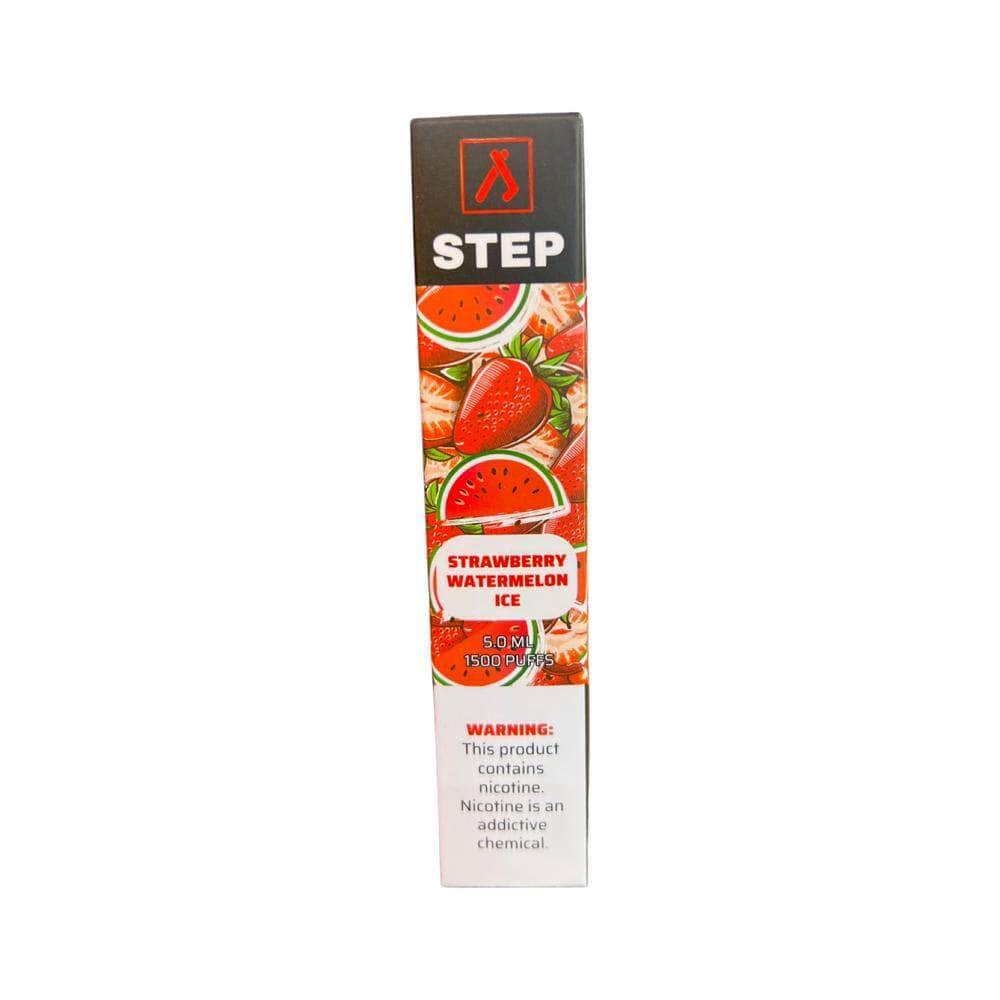 WATERMELON STRAWBERRY ICE By Step Disposable 1500 Puff Jusaat E-Liquid's - 3