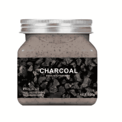 Feicaoji - Charcoal Body & Face Scrub 500g