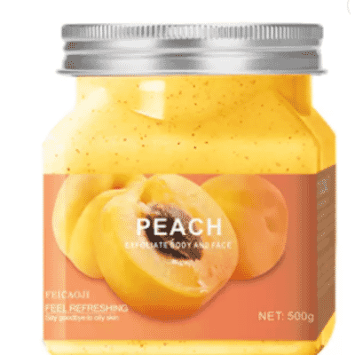 Feicaoji - Peach Body & Face Scrub 500g