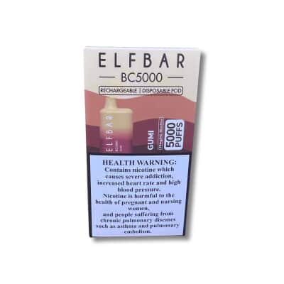 ELF BAR Disposable Vape Kit 5000puffs (Rechargeable)  - 12