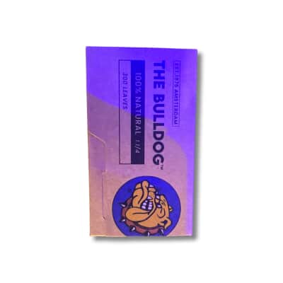 THE BULLDOG 100% Natural 1.1/4  Rolling Paper (300 Leaves)  - 1