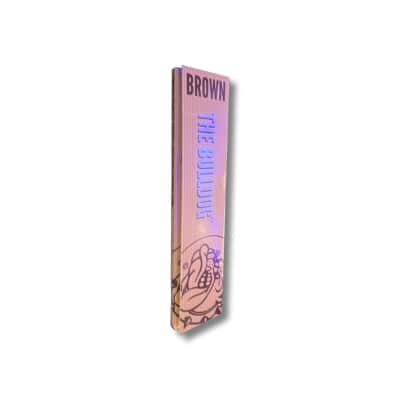 THE BULLDOG Brown King Size Slim Unbleached Rolling Paper (33 Leaves)  - 1