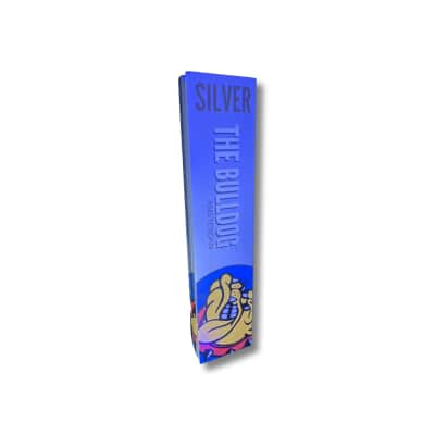 THE BULLDOG Silver (Paper 32 & Filter Tips 32) Ultra Thin King Size Slim Papers  - 1