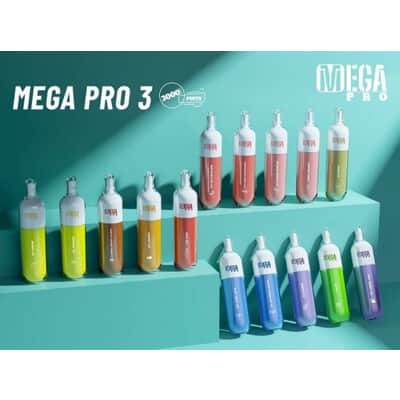 Mega Pro 3 Disposable Vape 3000 Puffs