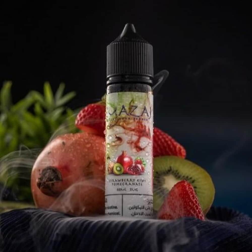 Strawberry Kiwi Pomegranate By Mazaj E-Liquid Flavors 60ML