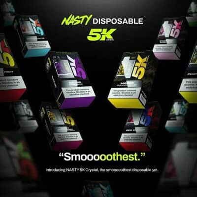 Nasty 5K Crystal Disposable Device By Nasty 5000 Puffs  - BhVapers.com