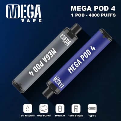 Mega Pod 4 Device By Mega Vape 1000mAh