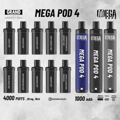Mega 4 Disposable Pods By...