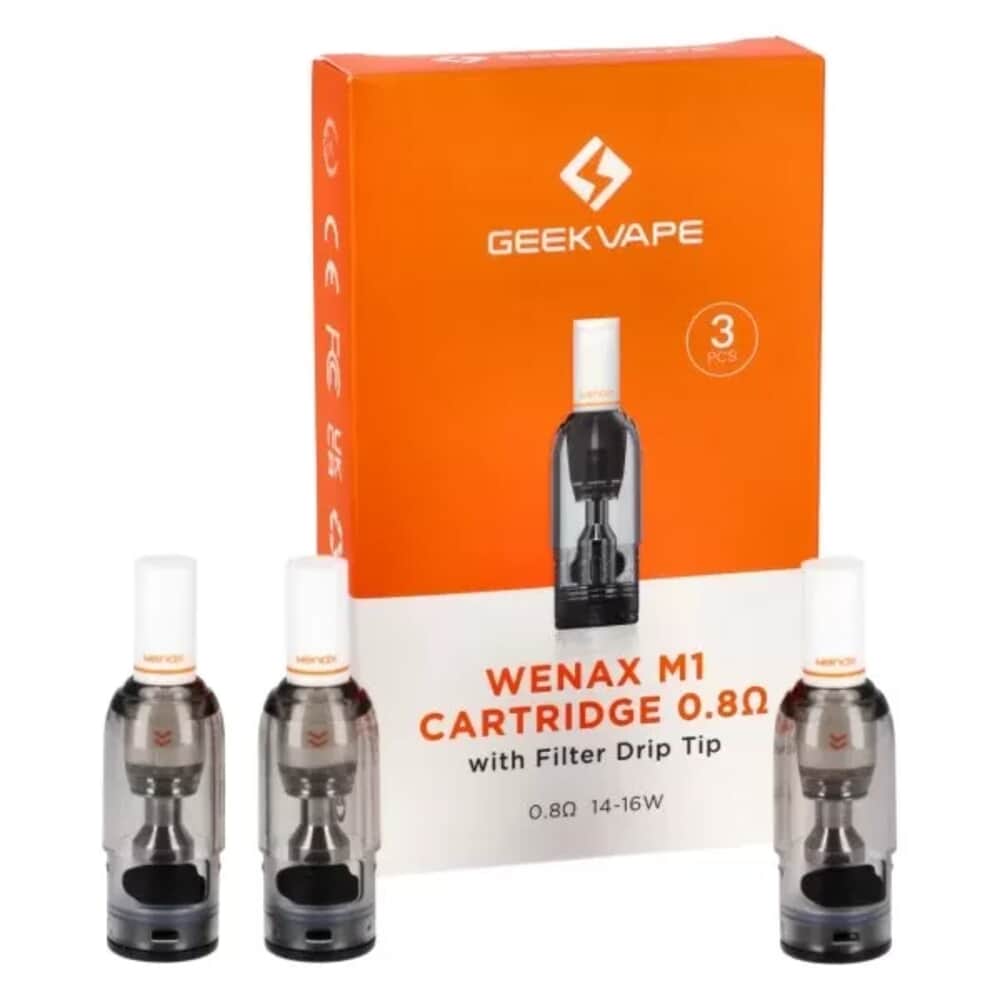 Wenax M1 Cartridge With Filter Drip Tip By Geekvape (3pcs)