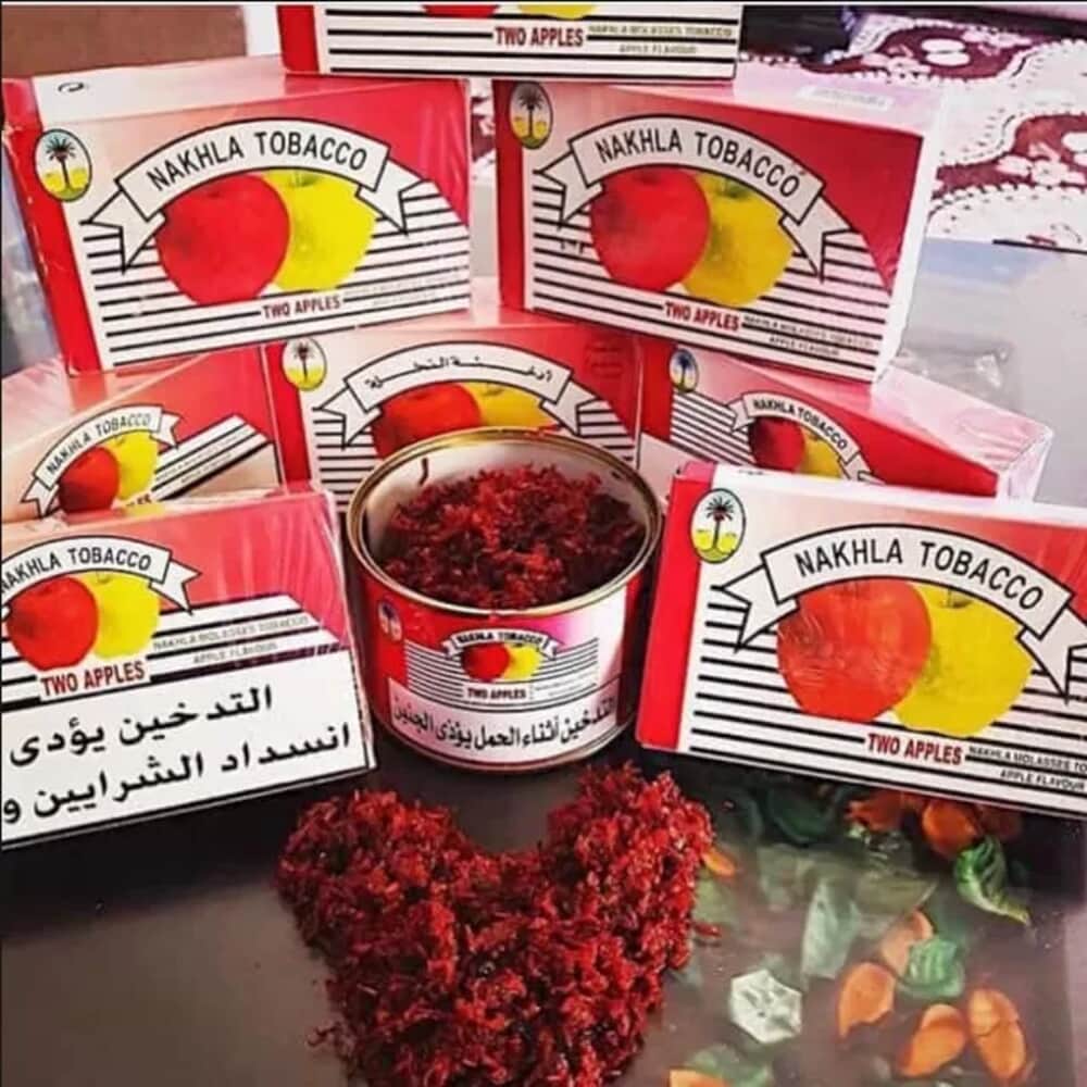 Double Apple Flavored Tobacco By NAKHLA