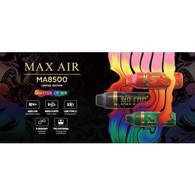 Mr. Fog Max Air Disposable Vape By Mr. Fog 8500puff (17ml)